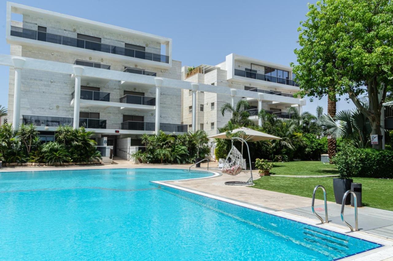 Ferienwohnung Pool Garden View Eilat Exterior foto